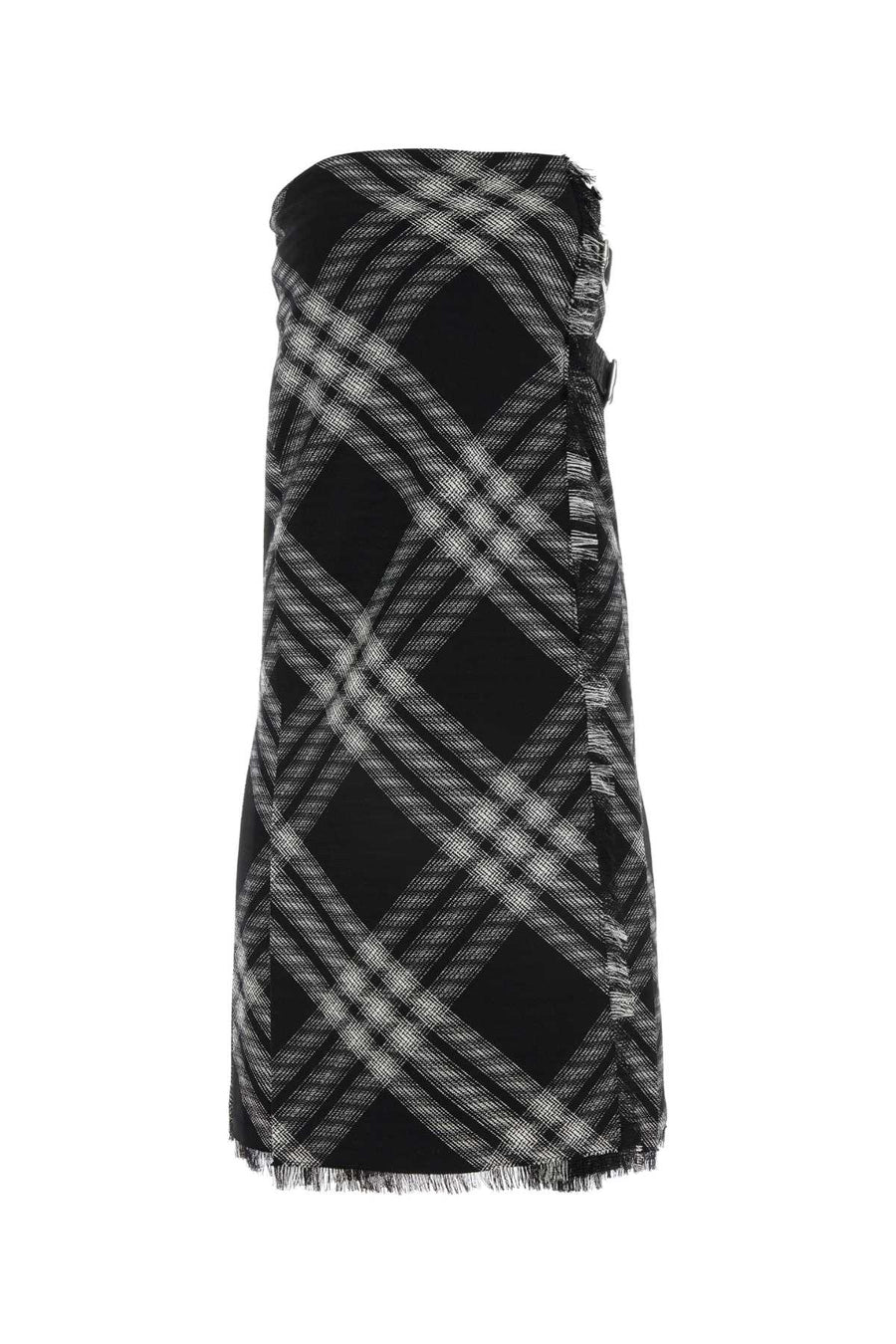 Burberry 100% Wool dress in black