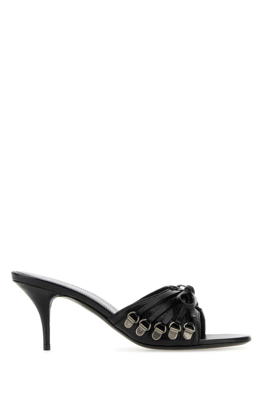 Balenciaga Sandal Exterior: 100% Lamb mule in black