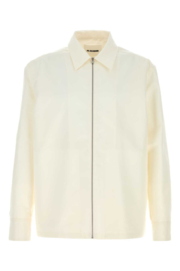Jil Sander 86% Cotton shirt in white