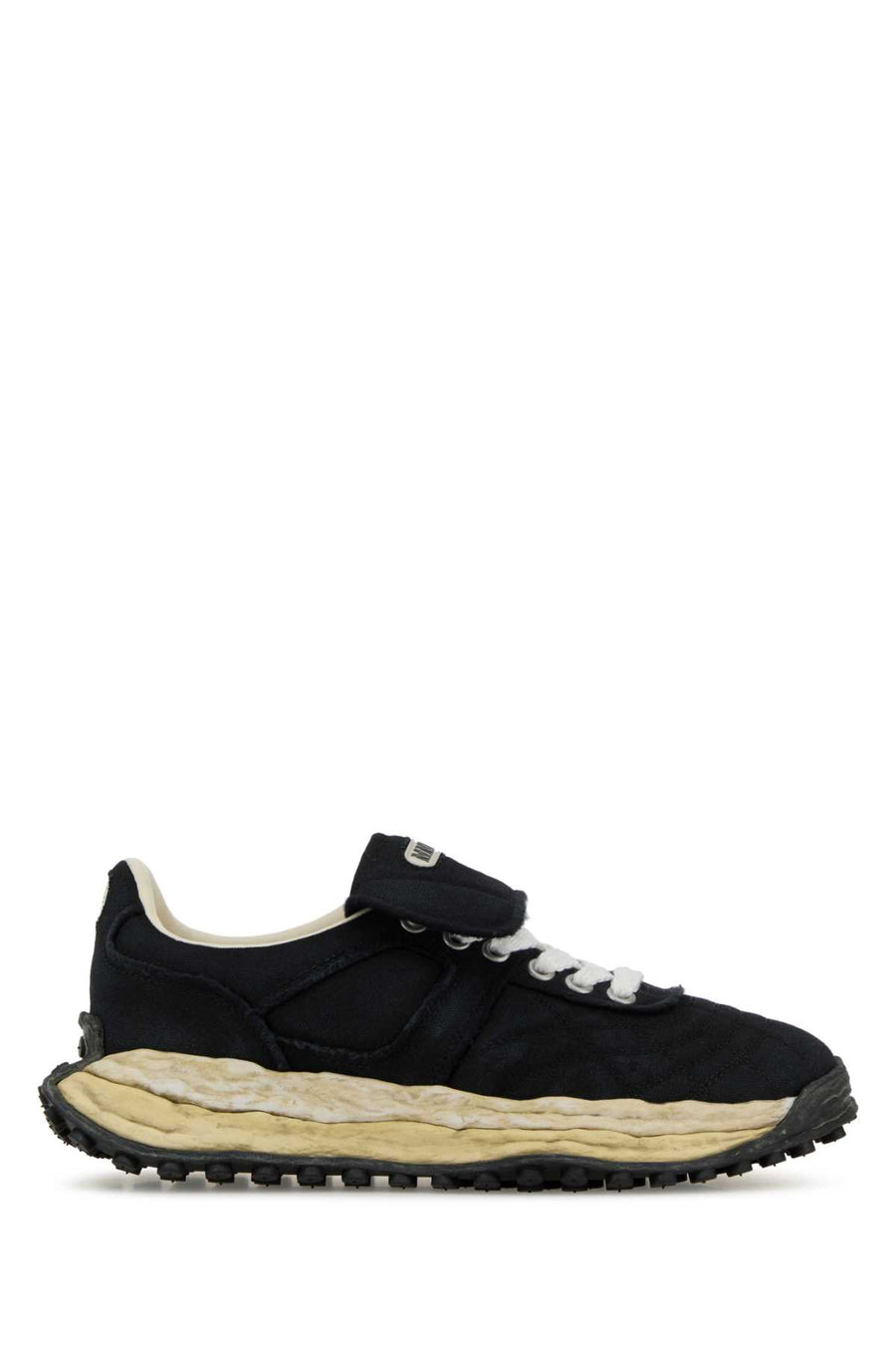 Maison Mihara Yasuhiro Sole Canvas sneakers in black