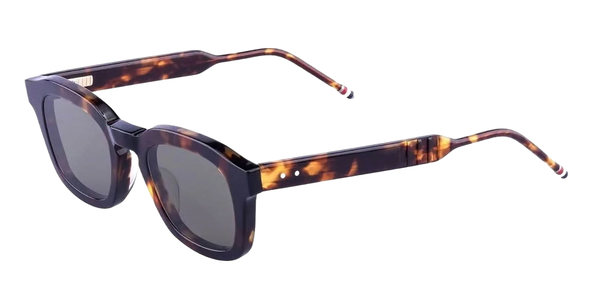 Rectangular - Dark Brown Acetate Sunglasses