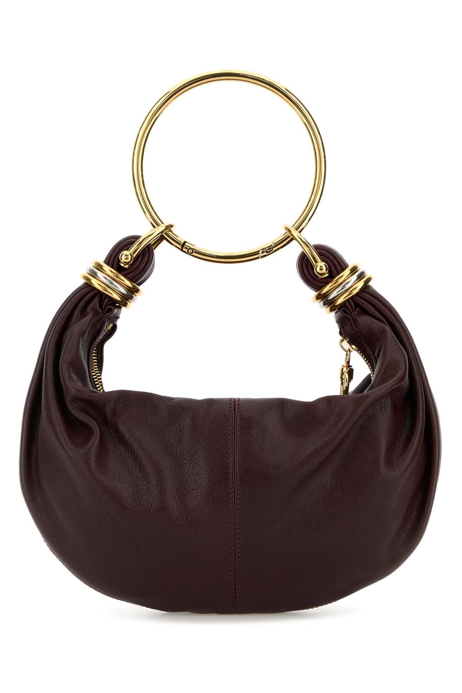 Chloé Bracelet Main: 100% leather (water buffalo); Lining: 100% calf split suede shoulder bag in purple