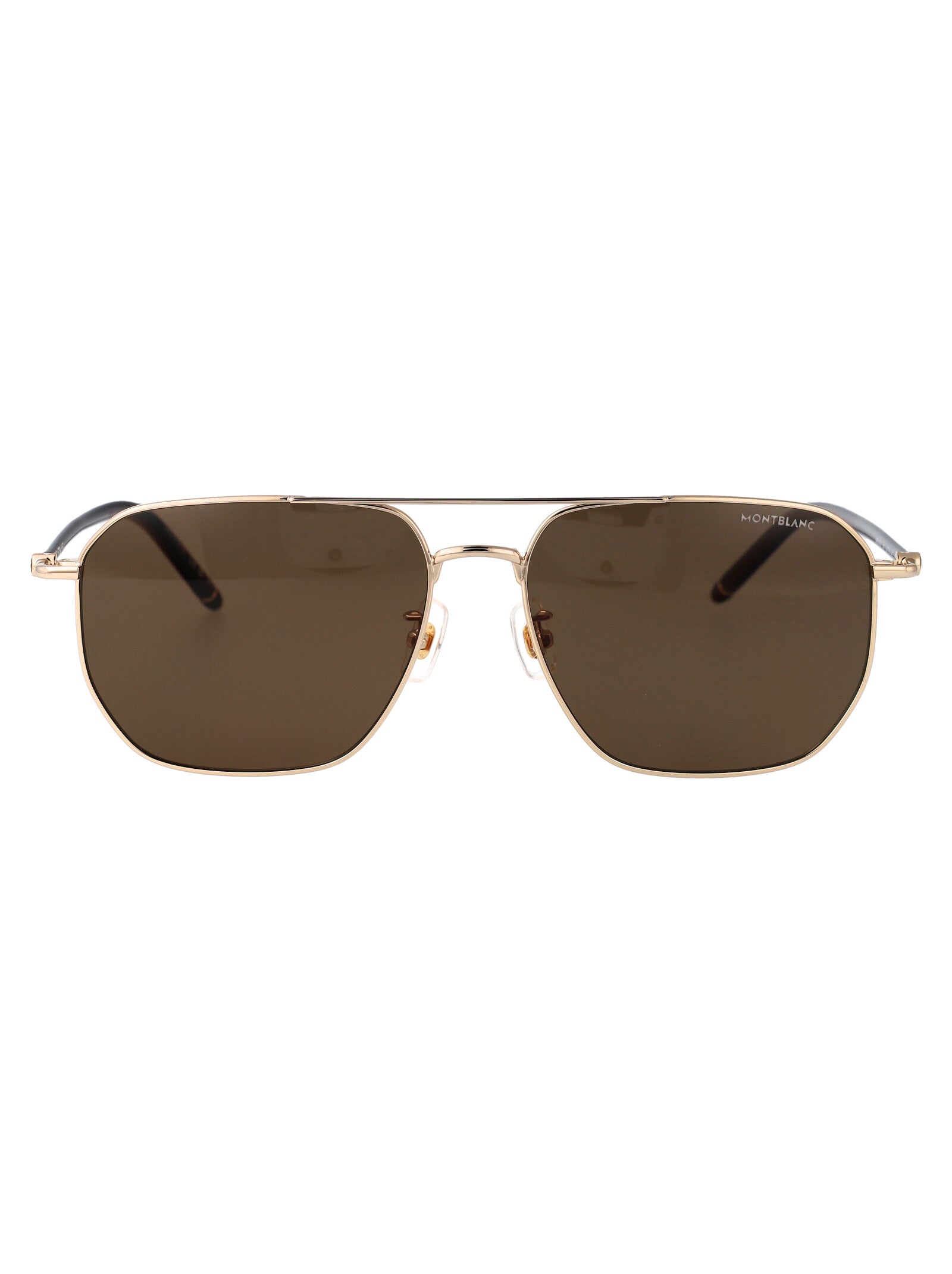 Gold-brown-brown Injected Sunglasses