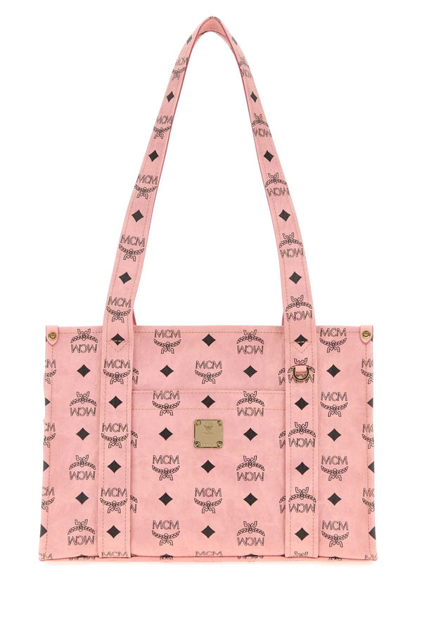 MCM Tote Exterior: 100% Fabric tote bag in pink