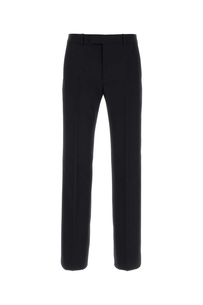 Midnight Blue Wool Pant Ink Pantaloni