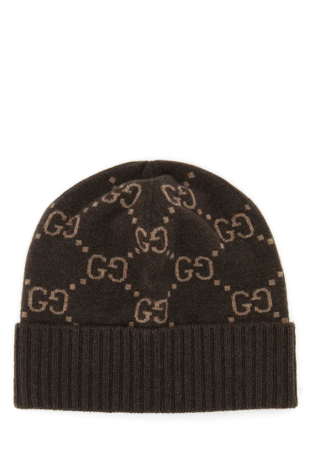 Brownbeige Cashmere Fabric Cappelli