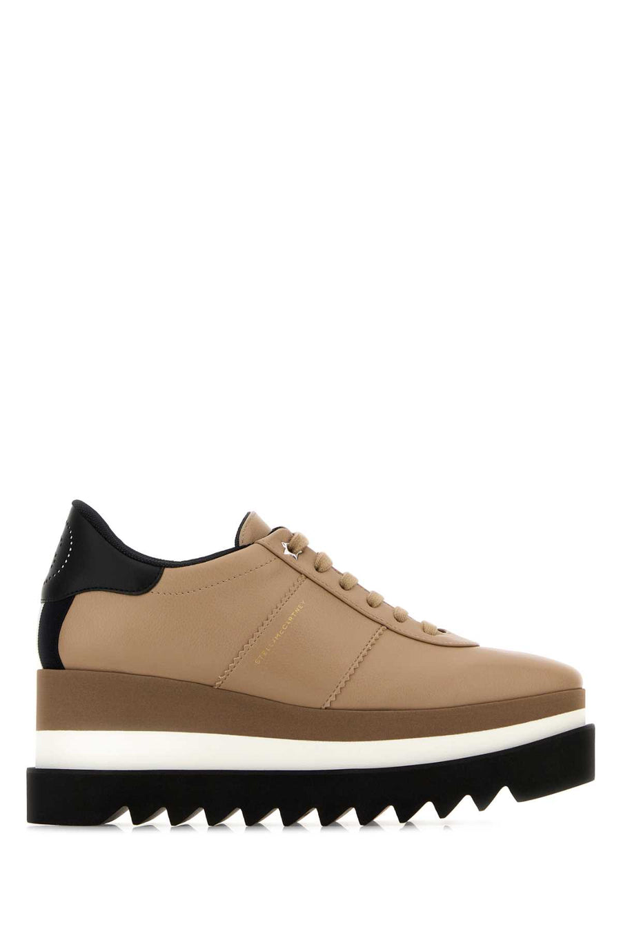 Stella McCartney 100% recycled polyester upper sneaker in taupe