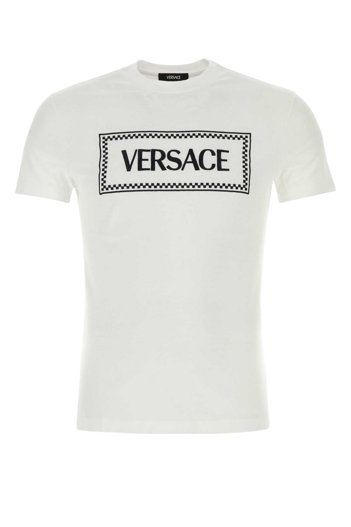 White Cotton T-Shirt 1w000 Exterior