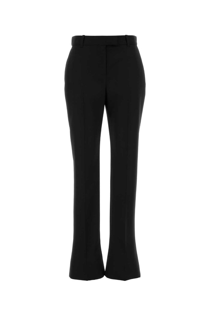 Black Wool Pant Pantaloni
