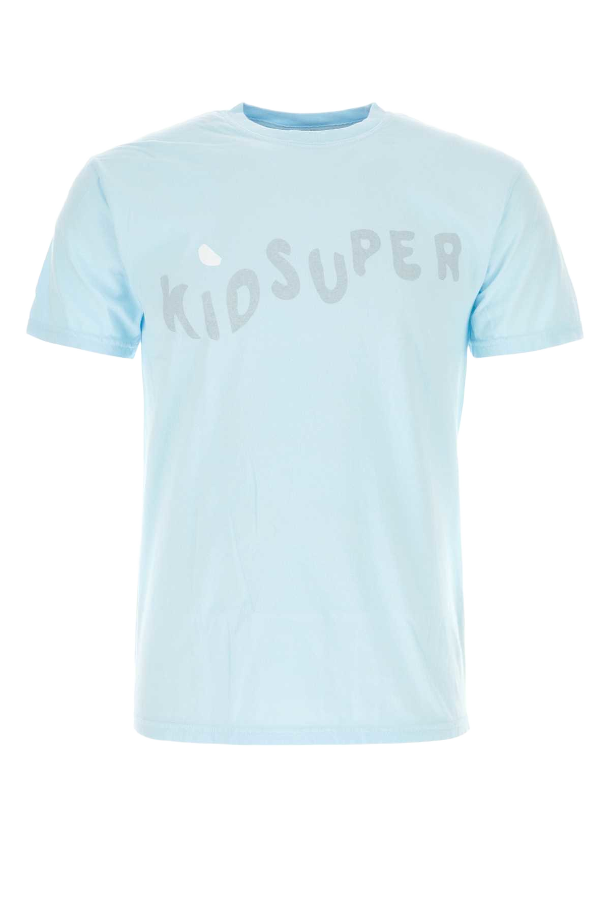 Light-Blue Cotton T-Shirt Kidsuperwave Exterior
