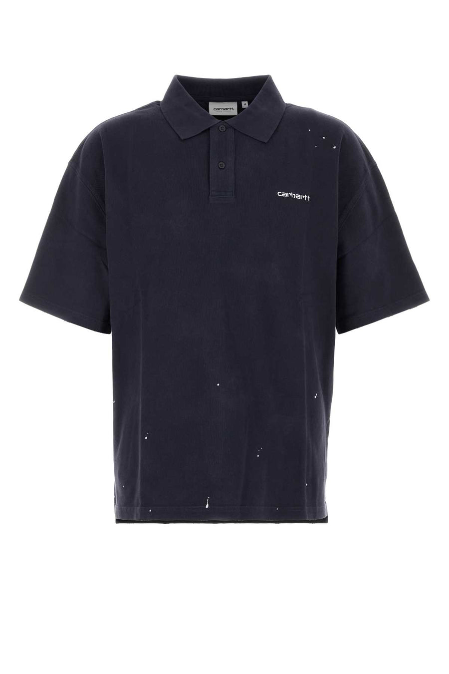 Carhartt Wip 100% Cotton polo in navy