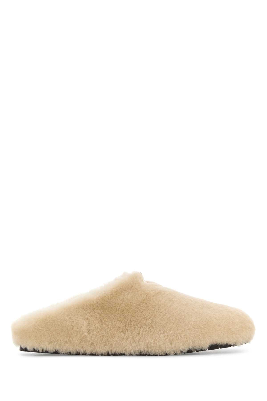 Prada 100% ovisariesaries (shearling) slipper in beige