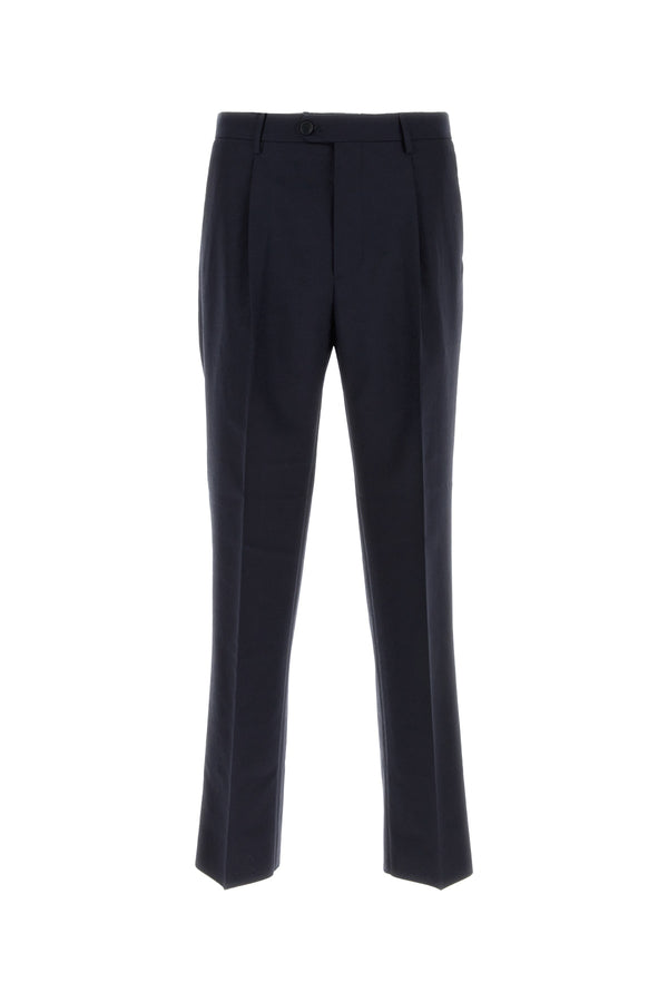 Etro Wool trousers in navy