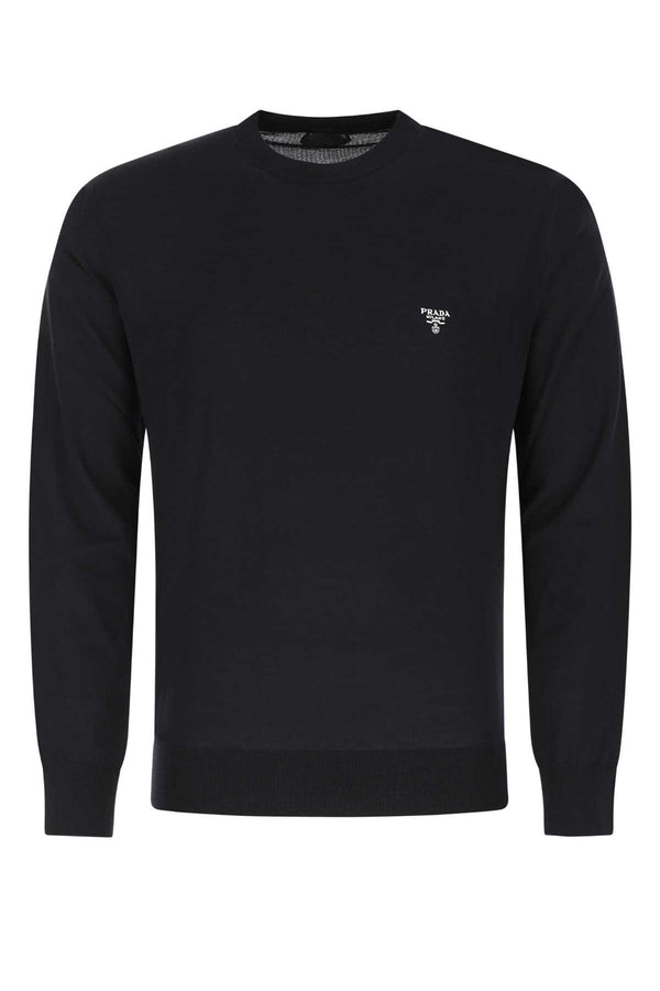 Prada 100% Wool sweater in navy