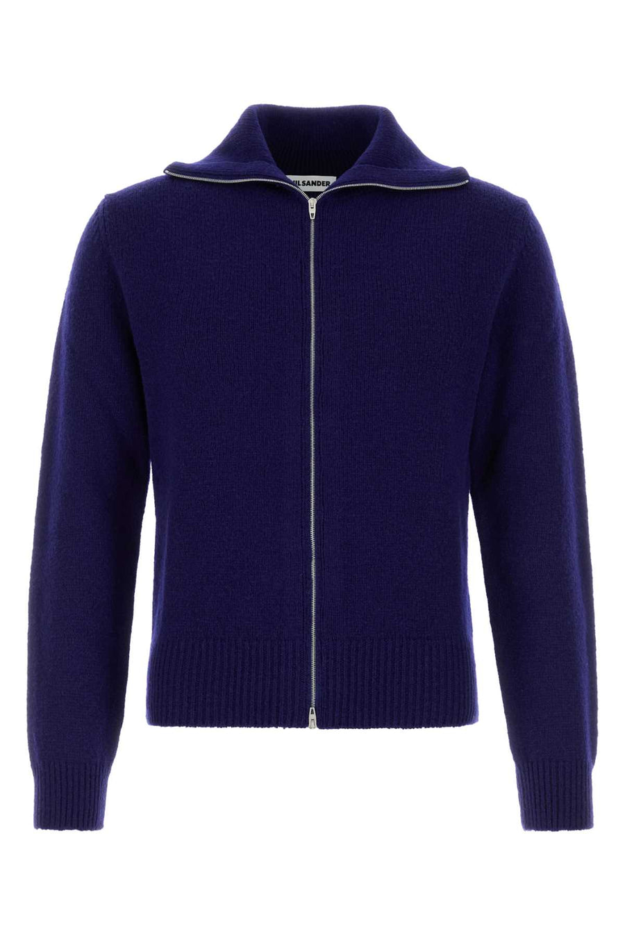 Jil Sander 97% Wool 3% Nylon cardigan in navy