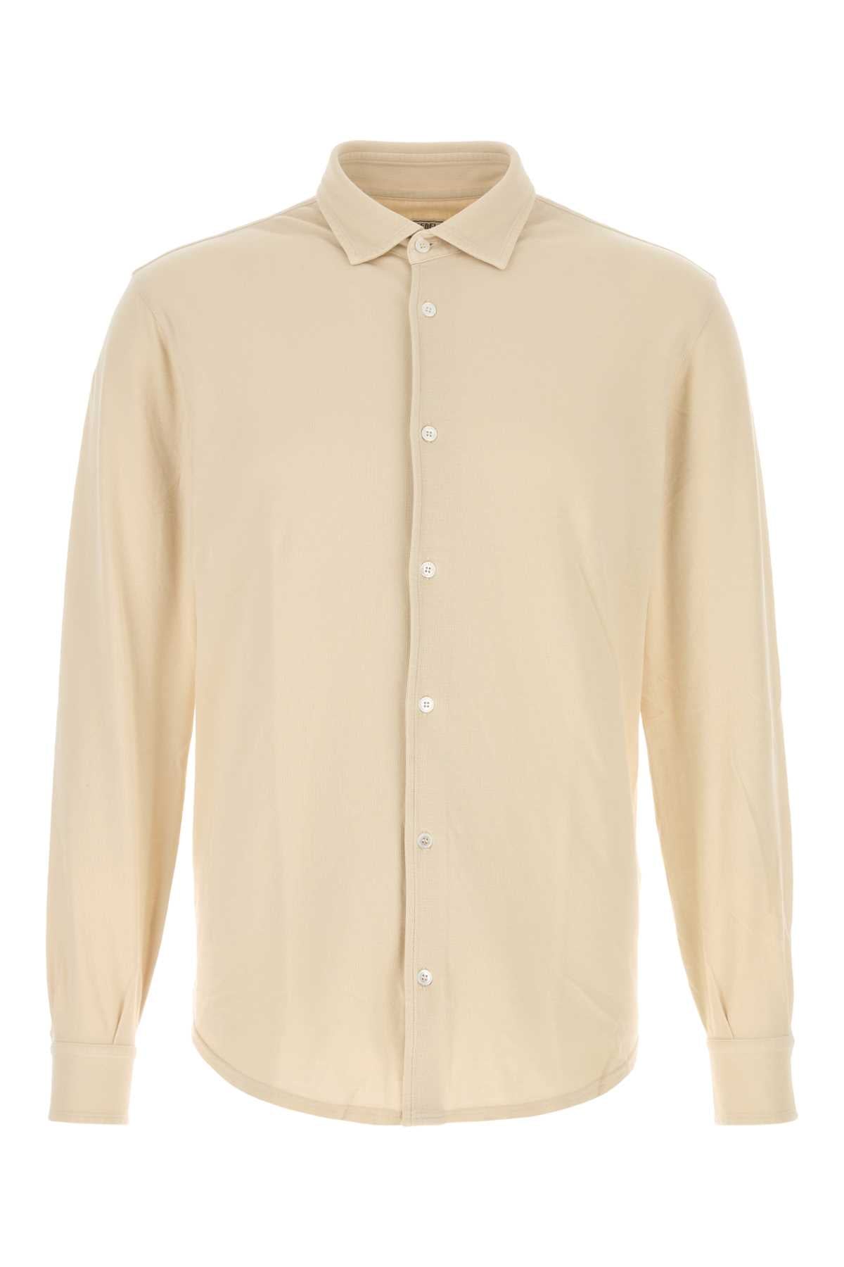 Sand Cotton Shirt Mandorla Exterior: Camicie