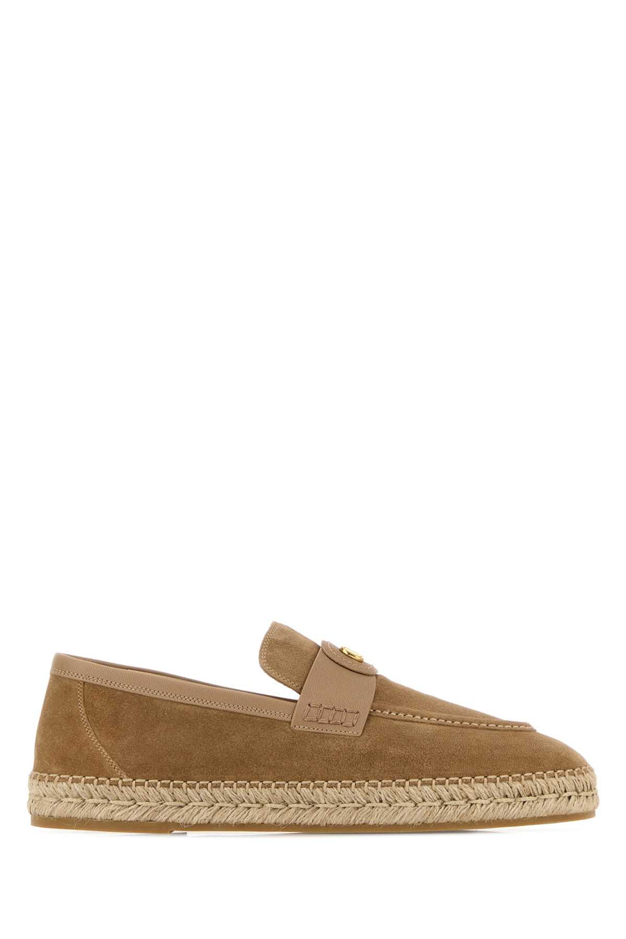 Valentino Garavani Valentino Splicalf Leather - Bos Taurus espadrille in beige