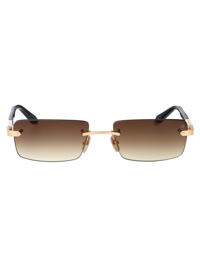 The Symphony Sun I Mellow Gold Plated Black Titanium Sunglasses