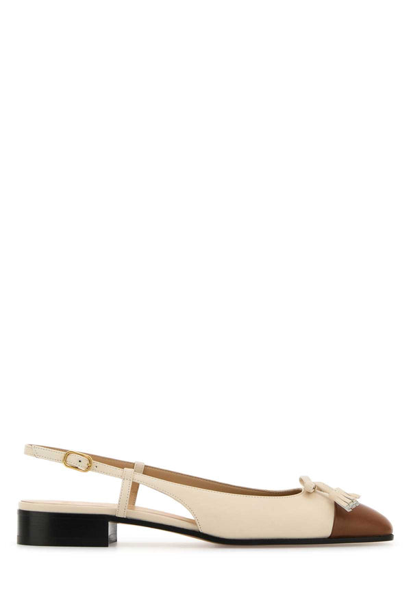 Valentino Garavani Valet Exterior: 100% Leather ballet flat in multicolor