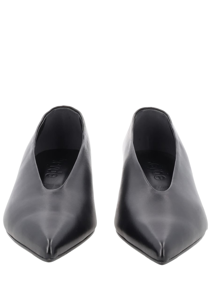 Décolleté Clara Black Nappa Leather Heels