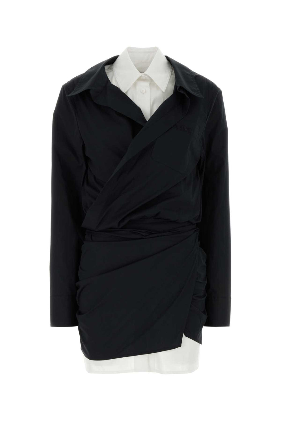 The Attico 97% Cotton dress in black