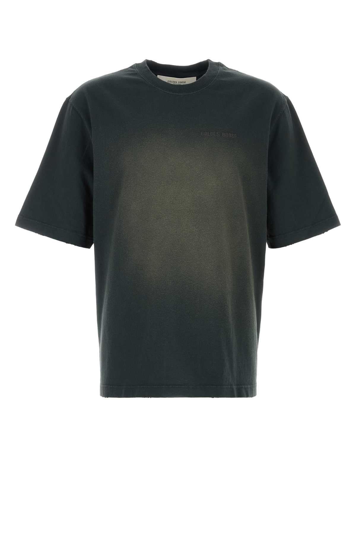 Bleachedwashedblack Exterior: Cotton T-shirt
