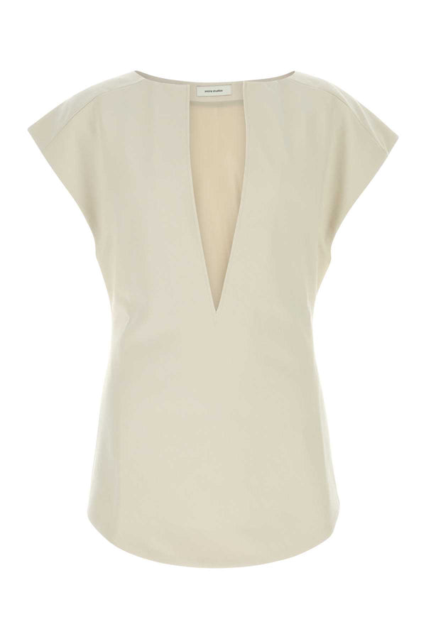 Entire Studios Tank Exterior: 68% Polyester tank top in beige