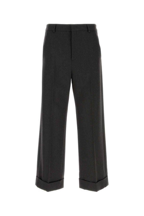 Valentino Garavani Collection 100% Virgin wool trousers in gray