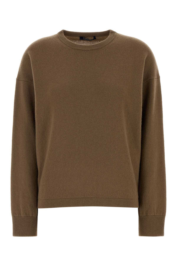 S Maxmara 80% Wool sweater in brown