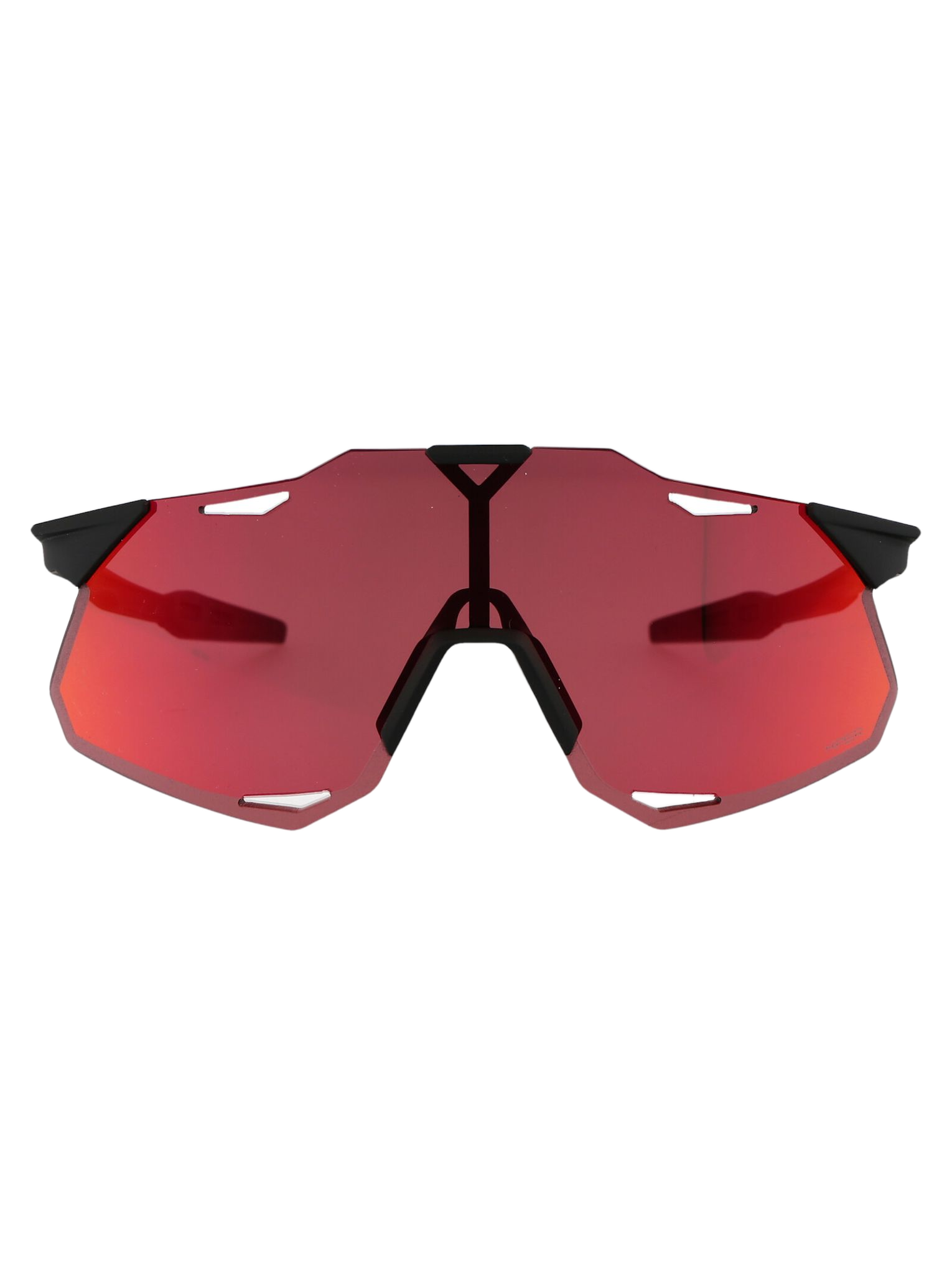 Hypercraft Xs Soft Tact Black - Hiper Red Multilayer Mirror Lens Acetate Sunglasses