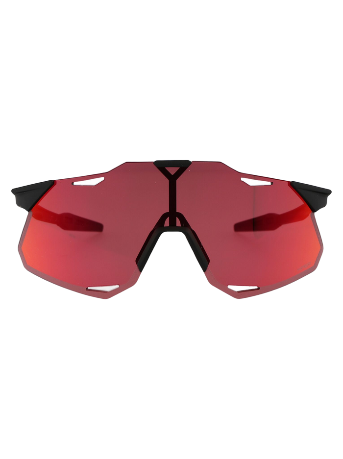 Hypercraft Xs Soft Tact Black - Hiper Red Multilayer Mirror Lens Acetate Sunglasses