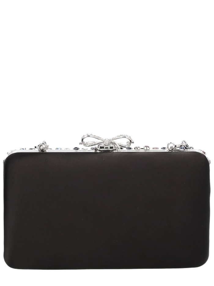 Crystal Chainmail Clutch Bag Multicolour Polyester Elastane Clutches
