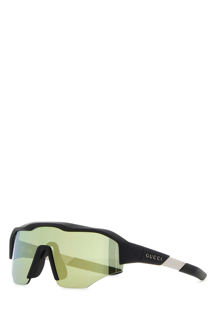 Black Acetate Sunglasses Blackyellow Exterior: Occhiali Da Sole