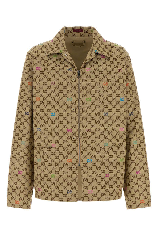 Gucci Jacket Cotton mix jacket in beige