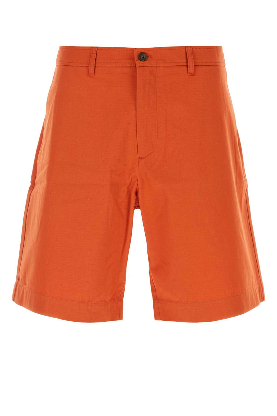 Maison Kitsune Exterior: 100% Cotton chino shorts in orange
