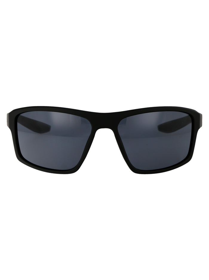Brazen Fury 011 Grey W/ Silver Flash Matte Black/ Acetate Sunglasses