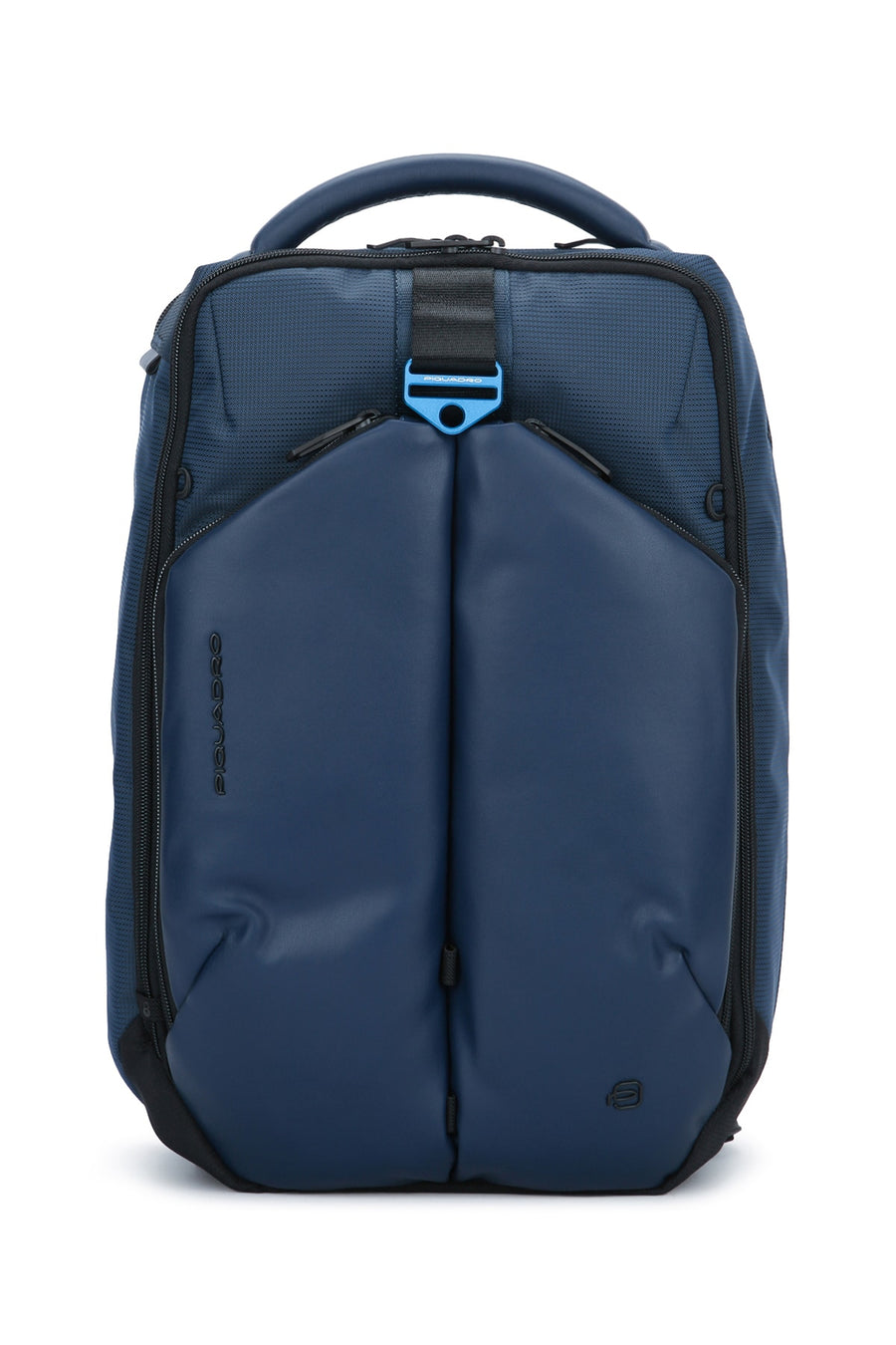 Piquadro Porta Nylon and material-blend backpack in navy