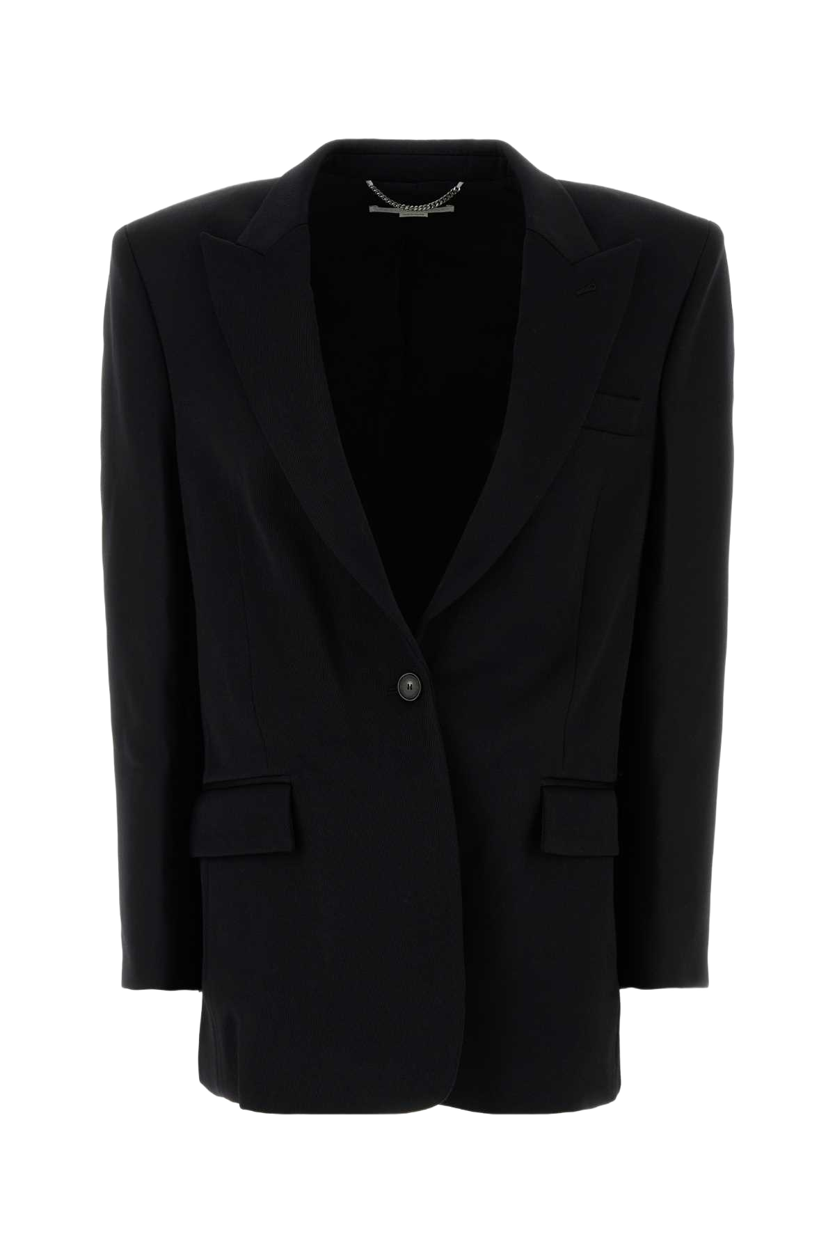 Black Wool Blazer Giacche E Gilet