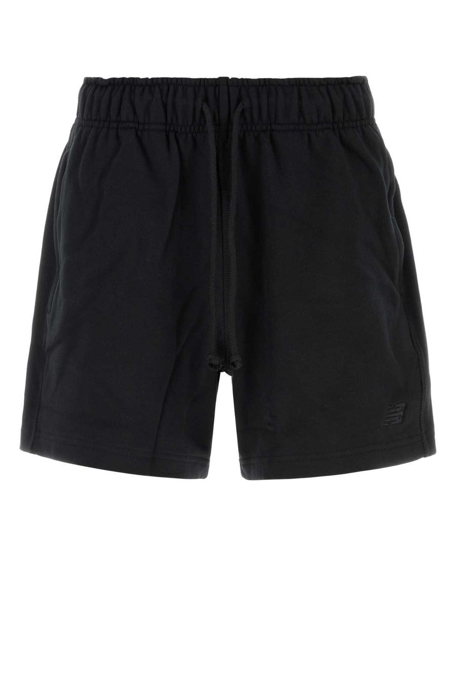 New Balance French 100% Cotton bermuda shorts in black