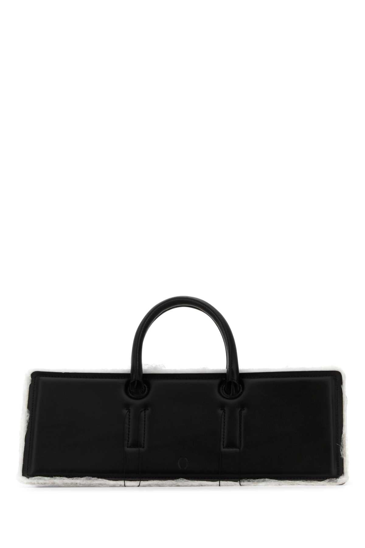 Black Leather Otto Handbag Borse A Mano