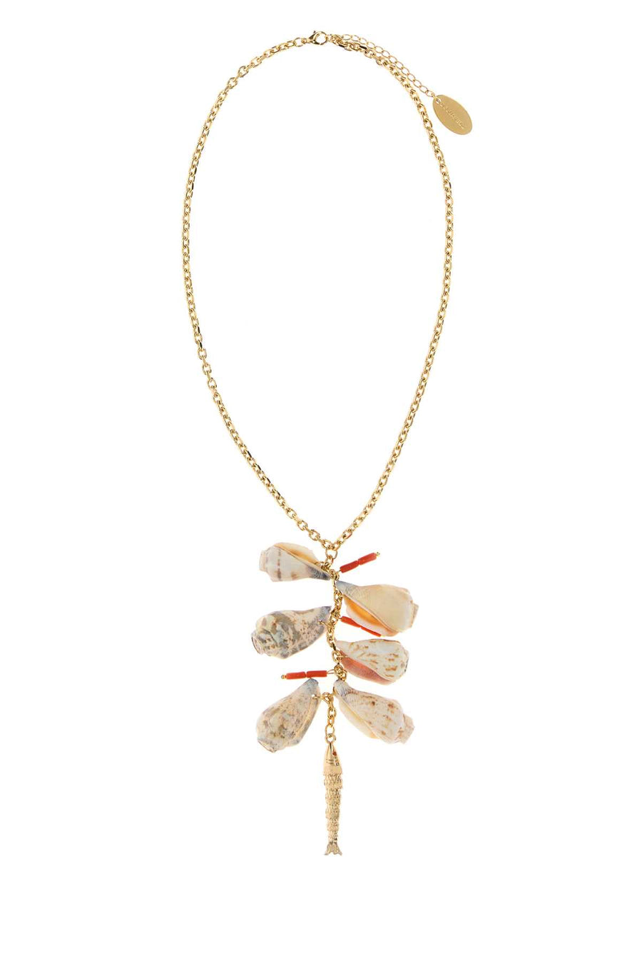 Gold Metal 2d Necklace 7043 Collane