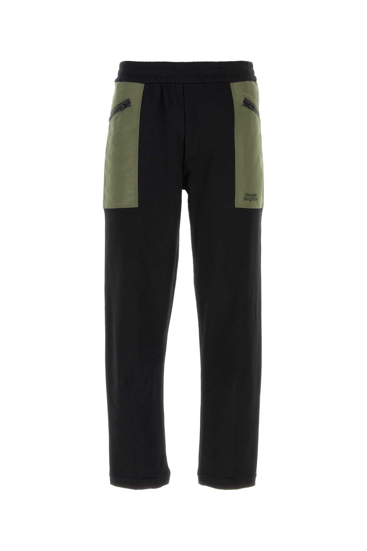 Black Cotton Pant Deep Exterior: Pantaloni