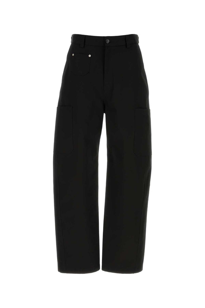 Bm51pn15xz 001 Black Exterior: Cotton Pantaloni