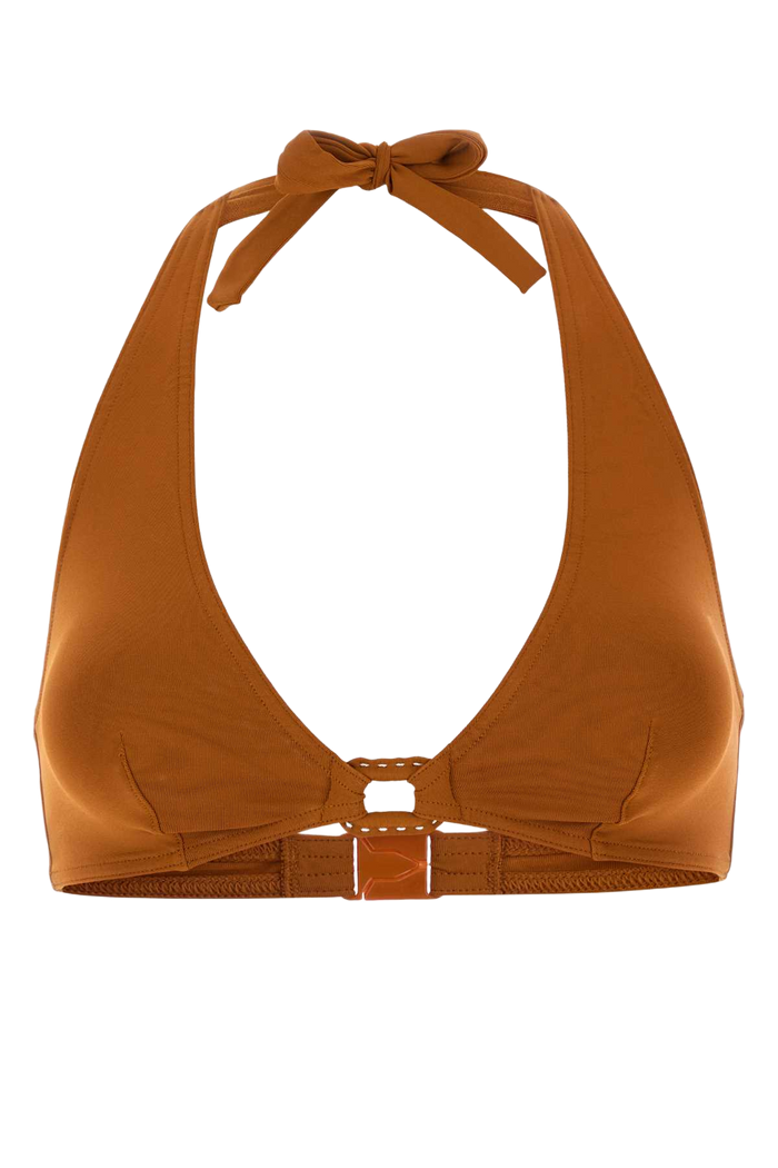 Caramel Stretch Nylon Navire Bikini Top Ecorcee25 Exterior: Elastane Costumi Da Bagno