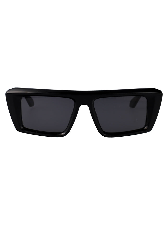 Black Dark Grey Acetate Sunglasses