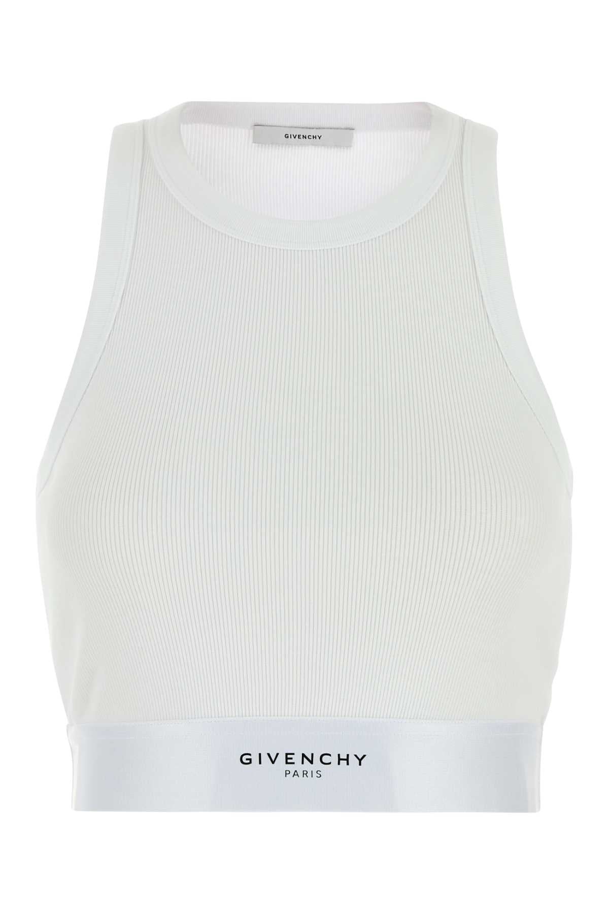 White Exterior: Cotton Elastane Maglie