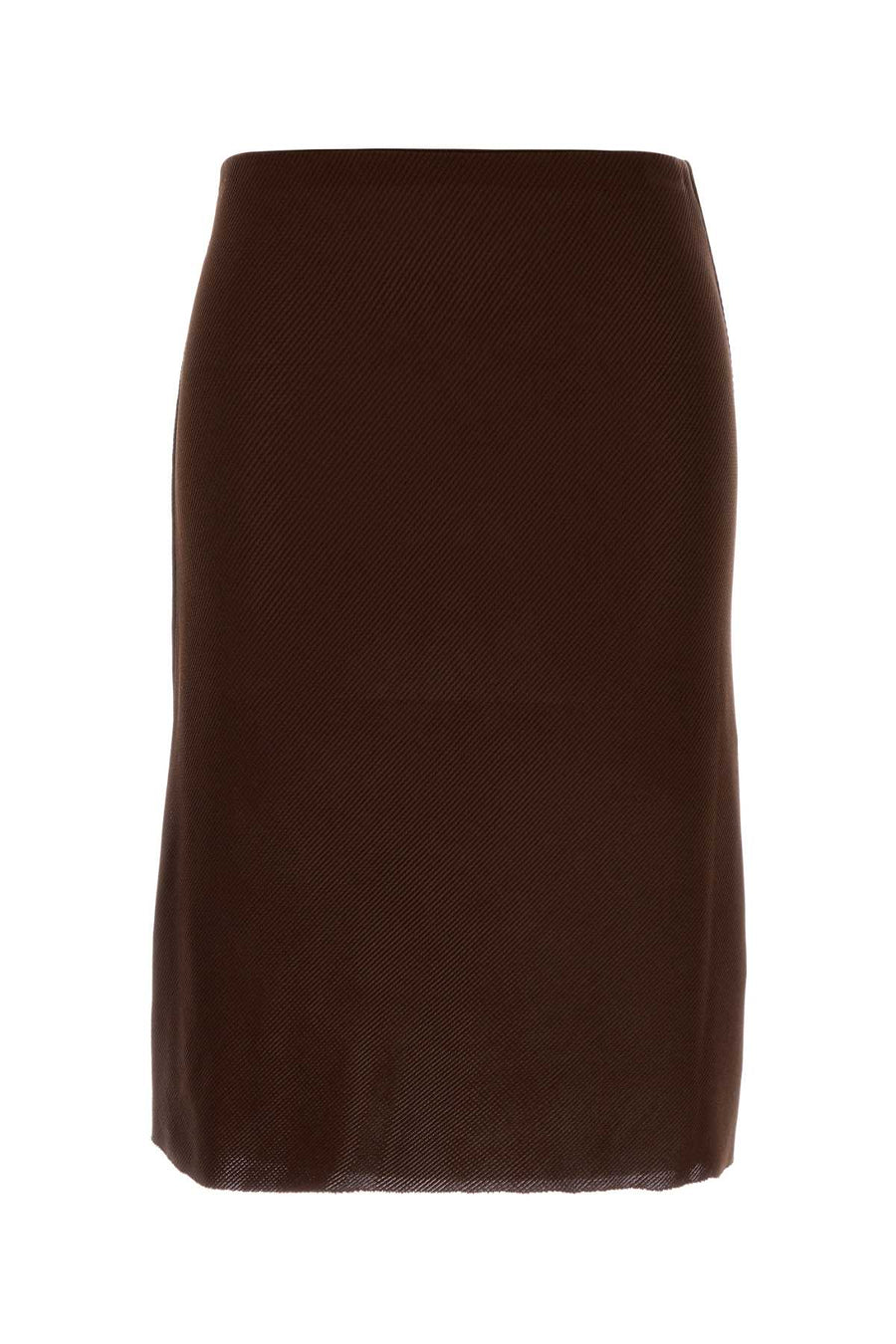 Miu Miu 100% Silk skirt in brown