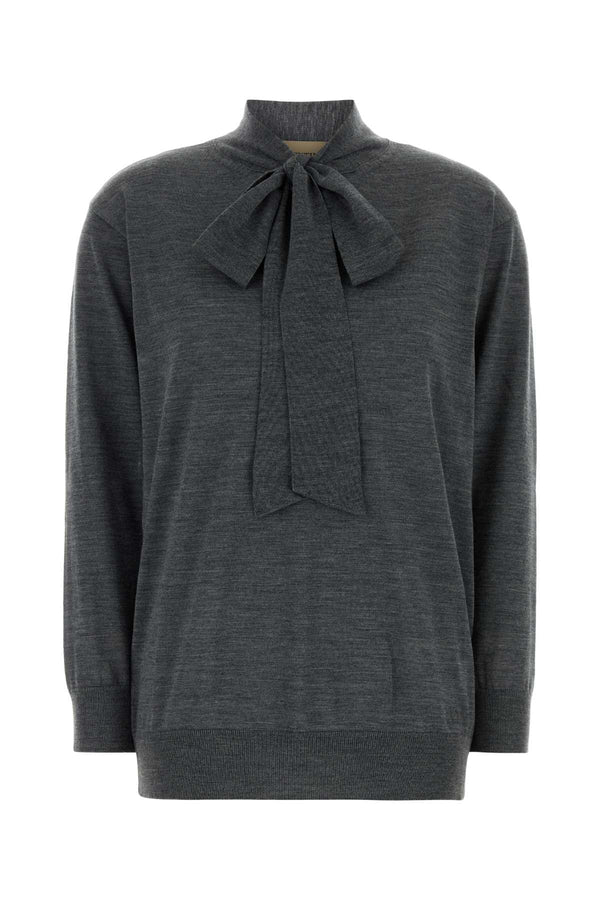Grigiomelange Exterior: Wool Maglie