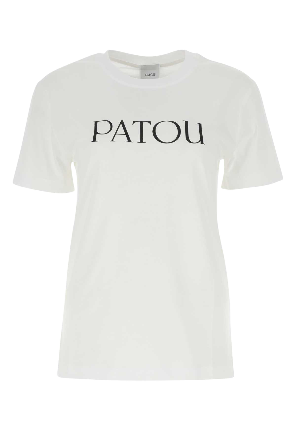 White Cotton T-Shirt 001w Co -