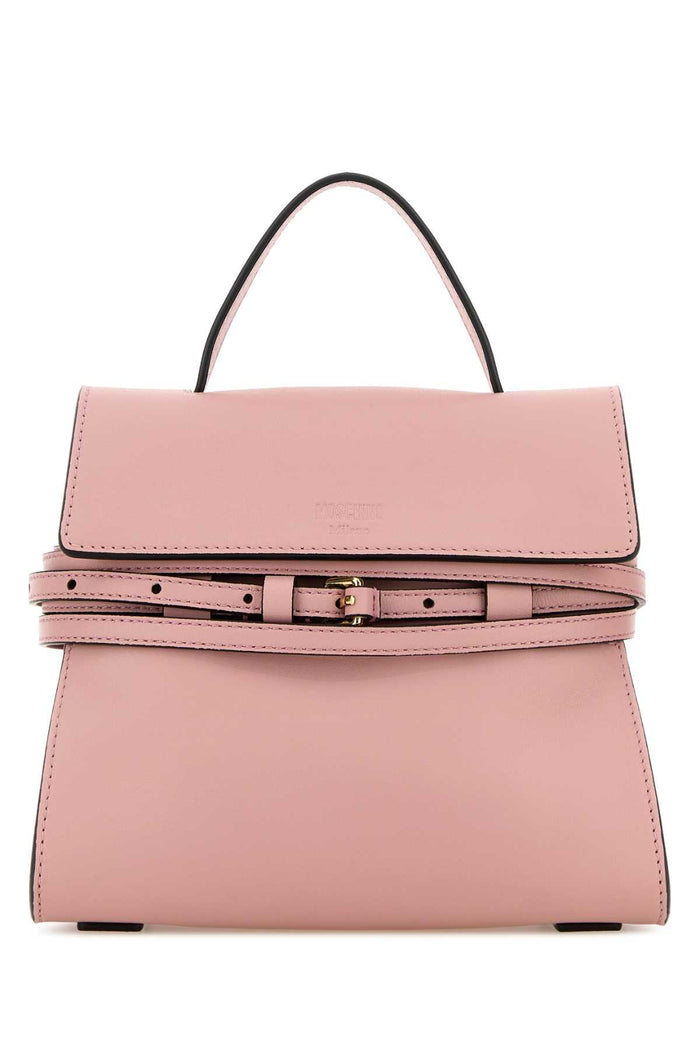 Pink Nappa Leather Small Tie Me Handbag Rosa Borse A Mano